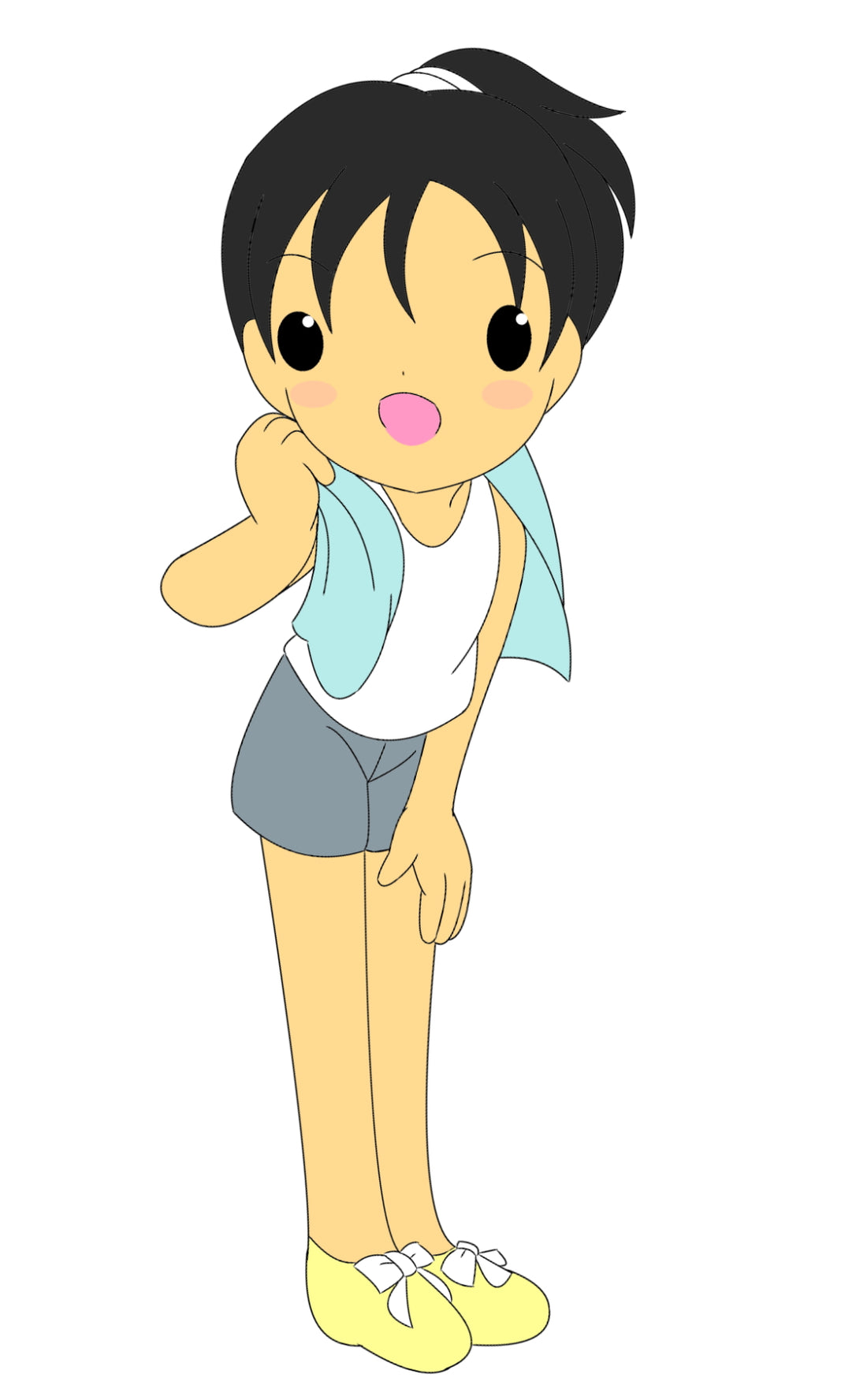 これからはしないでください！　汗をかいてタオルでゴシゴシ！