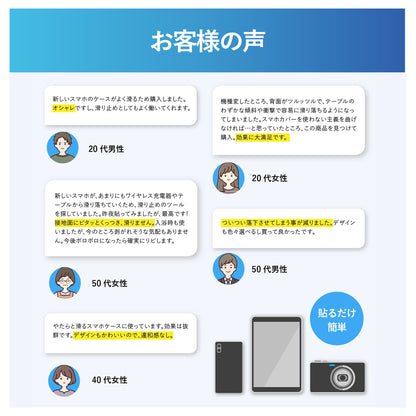 極薄 強力 はがせる 滑り止め シール GRIPLUS スリム はがきサイズ