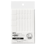 極薄 強力 はがせる 滑り止め シール GRIPLUS（グリップラス） スティック はがきサイズ １枚入り